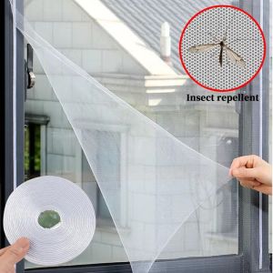 Window Mosquito Net Self-adhesive Anti Mosquito Door 1/2pcs Dust Proof Mosquito Mesh DIY Free Cutting Mosquito Net Curtain