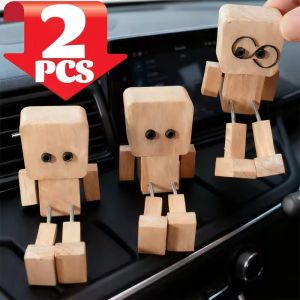 2PCS Creative Swinging Leg Puppet Car Interior Decoration Wobbly Leg Puppet Ornament Funny Mini Figurine Dashboard Decor Car Interior Gift