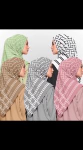 Sohb Scarves Edition - Hijab Segi Empat Motif Voal Super Premium Digital Sublim Box Exclusive