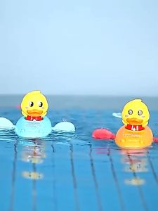 JIBIN Duck Baby Bath Boat - Mainan Mandi Bebek Dayung Cano Tarik