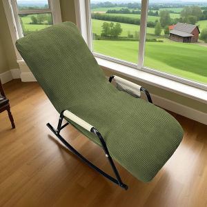 1PC Solid Color Rocking Chair Covers Elastic All-inclusive Lounge Seat Cover Folding Bed Recliner Chairs Cover for Balcony Home