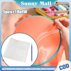 5pcs 25x25cm Kertas Bordir Water Soluble Untuk Stabilizer Bordir/Water Soluble Embroidery Stabilizer