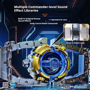 Bandai | Transformers G1 Matrix Of Leadership Bluetooth Speaker 1:1 Skyreach Pillar Helmet Genuine Glow Anime Fiugre Collectible Toys