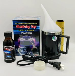 TURBO รับประกันกาดำ3เดือน จากบริษัท ชุดขัดเคลือบไฟหน้า 840 g. กาเทอร์โบ คู่มือภาษาไทย ชุดขัดไฟหน้ารถยนต์  ชุดขัดไฟรถยนต์ ชุดขัดตาไฟหน้า น้ำยาขัดไฟหน้า น้ำยาเคลือบไฟหน้า น้ำยาขัดไฟหน้า