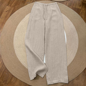 MEITESIJIAONU | Quần Tây Dài Thoáng Thái Cao Tencel Linen