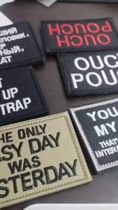 I Dont Get Older Grow Up English Letters Fabric Funny Saying Fashion Embroidered Patches For Outdoor Jackets