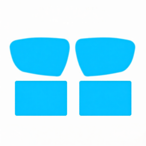 TAIJIXIANG | Rainproof Reflective Car Rearview Mirror Stickers