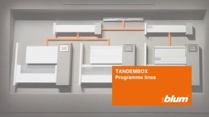 BLUM (TBX S2) TANDEMBOX High Fronted Standard Drawers with Single Gallery Side Panel + Runner (Full Set)