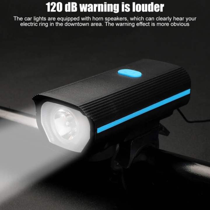 【ASAN】Bicycle CYGM-858 Headlight USB Rechargeable Night Riding Electric  Bike Horn Light Lazada PH