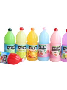 Miniature Realistic Juice Drink Model Toy Scene Props for Role-playing Games Childrens Home Life Simulation Decorations