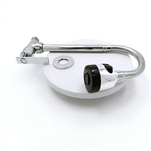 Kitchen Faucet Sink Wall Mounted Faucet 360°Flexible Single Cold Stainless Steel Wall washing faucet