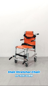 Stair Stretcher Chair 2-in-1 Foldable Aluminium Alloy Emergency Evacuation Transfer Chair 120kg
