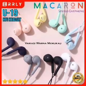 Headset U19 Macaron Color HIFI Handsfree Gaming U19 HF Music U19 Macaron Mate Color