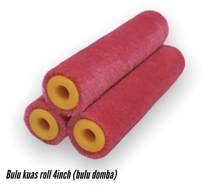 Bulu kuas roll kapal penihill 4 inch - isi ulang bulu roll cat minyak tembok