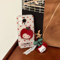 Christmas Red Cherry Cat Kt Stand Silicone Phone Case Full Cover Protection for iQOO Neo 10/9S pro Z9 Turbo New 13/12/11S/Z8. 