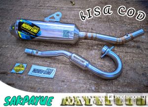 KNALPOT RACING NORIFUMI ROCKET 4 PNP KLX DTRACKER CRF150 WR155
