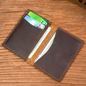 Mantime | Mad Horse Leather Card Case for Driving License & Vehicle Registration Vertical