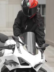 WOSAWE | WOSAWE Winter Motorcycle Jacket Insert Removable Soft Pads Motocross Streetwear Windproof Warm Combat Coats Bomber Jacket