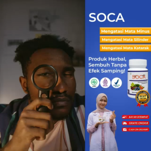 Obat Mata Atasi Mata Buram Kapsul SOCA Herbamed Herbal Mata Minus Dan Memperlancar Sirkulasi Darah Pada Mata