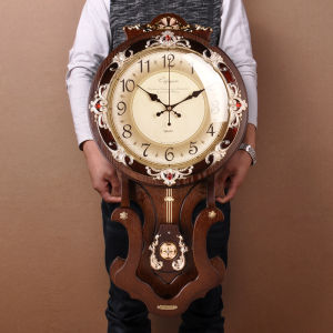 Large Silent Retro Wall Clock