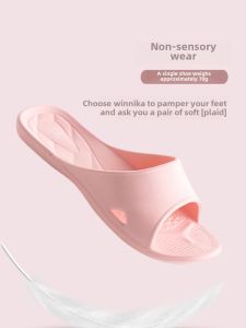 Ultra-Light Womens Indoor Slippers EVA Plastic Home Comfort Shoes Anti-Slip Silent Summer Slippers Vinicar Breathable Slippers