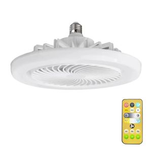 LED 30W ceiling fan light E27 with remote dimming function suitable for living room study and home use 85-265V