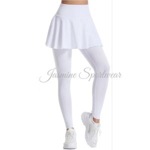 Jasmine Sportwear - Celana Legging Rok Olahraga Wanita High Waist Slot Handuk