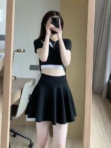 Rok Mini Korea Rok Senam Rok Tennis Rok Mini Skirt Rok Mini Flare Rok Pendek Wanita Rok Senam