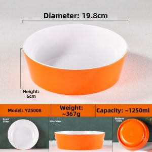 Dual Color Melamine Bowl A5 适用于 商用