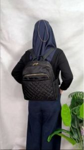 Peonia PNA GENNA Water Resistant Ransel Tas Wanita Punggung Kantor Kerja Sekolah Kuliah Outdoor Trendy Fashion Style Travel Casual Backpack Anak Remaja Perempuan Selempang Cewek Bag