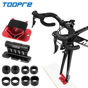 TOOPRE Bicycle Front Fork Rear Wheel Fixing Mount Car Roof Carrying Mount For Quick Release/Thru-Axle Road MTB Bike Parking Rack