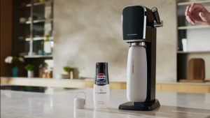 Bình thép không gỉ sodastream Fizz & Go Cool dùng nạp soda trực tiếp và mang đi dung tích 900mL