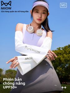 Miiow | MiiOW Ice Sleeve Sun Protection Womens Style 2025 New Summer Mens Sleeve Cover UV Protection Ice Silk Protective Sleeve