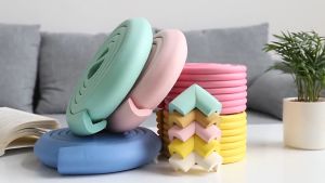 มุมโต๊ะป้องกันความปลอดภัยสำหรับเด็กทารก โฟมกันกระแทกเด็ก ป้องกันไม่ให้เด็กชนมุมโต๊ะ ฝาครอบป้องกันมุมโต๊ะหนา G2727