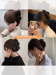 Large Volume Hair Clip Stylish Minimalist Half-Up Hair Jaw Clamp