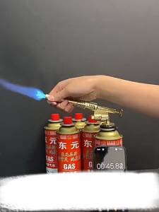 1300℃ Gas Torch with Built-in Fan - Portable Camping & Repair Blow Torch Multi-Purpose Tool