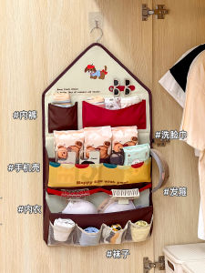 กระเป๋าเสื้อผ้าติดประตูสำหรับใส่เสื้อผ้าในห้องนอน กระเป๋าใส่เสื้อผ้า จัดระเบียบ ใช้งานง่าย สำหรับทุกเพศ ทุกวัย วัสดุผ้าฝ้าย