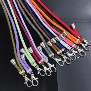 Adjustable Pure Color Phone Strap Crossbody Rope Bag Men Women Simple Double Hook Shoulder Strap Lanyard Anti-fall Trendy