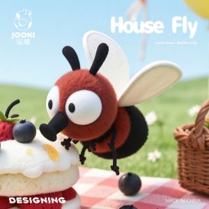 JOOKE | Novelty Red Bean Fly Plush Toy