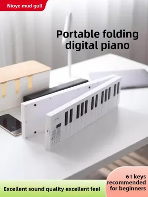 NIOYE | Foldable Portable Beginner Electronic Piano 61 Keys