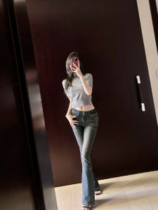 เสื้อสเวตเตอร์คอตตอนแขนสั้นเนื้อนุ่มสบายสไตล์วันพีซสำหรับฤดูใบไม้ผลิและฤดูร้อน เสื้อผ้าทำงานสำหรับผู้หญิงในชีวิตประจำวัน