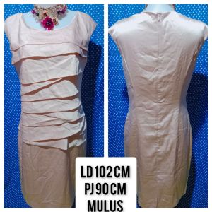 DRESS KUTUNG/SLEEVELESS PINK SOFT 120