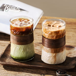 Bincoo thủy tinh borosilicate cà phê trong suốt cốc thẩm mỹ Bắc Âu ly thủy tinh cốc cốc ﻿