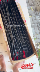 THUR TOOLS Tongkat Penjepit Sampah Panjang 90 cm PLASTIK Alat penangkap Ular Bahan PVC Penjepit Barang Pickup Tool Alat Capit Pemungut Sampah