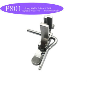 P801 Lockstitch Machine Adjustable Gauge Presser Foot 0.6 2.5CM Stainless Steel Right Side Single Sewing Tool