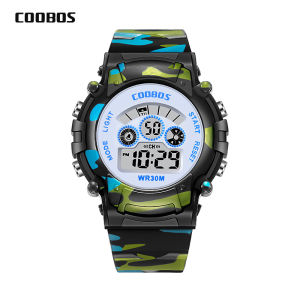 New Boys Girls Sports Kids Digital Watches Student Childrens Watch Fashion Luminous LED Alarm Camouflage Clock Kid Brithday Gift