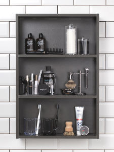 Bathroom Cabinet Decorative Accessories Gel Shaving Makeup Remover Cotton Mirror Cabinet Washing Comb Display Modern Minimalist Style Creative Home Decorations