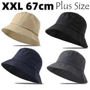 Large Size XXL67cm Bucket Hats Men Womens Quick Drying Sunscreen Mountaineering Big Head Summer UV Protection Sun Hat Panama