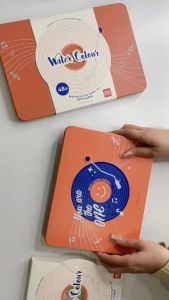 Màu nước dạng nén Deli 24 36 48 màu kèm quà tặng phiên bản mới Solid Water color bao gồm 8 dụng cụ chuyên nghiệp - 73936 l2