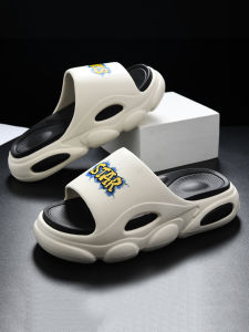 Slippers Mens Outerwear Shit Feeling Heighten Soft Bottom Mens Sandals Fashion Outdoor Sports Anti-Slip Abrasion Resistant Coconut Sandals